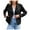 Black, variant on Goindgs Women's Winter Coat Jacket Fall Short Moto Suede Leather Solid Color Lapel Cool Outerwear Coat Casual Lapel Jackets Beige-L