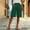 Green, variant on Women's Elastic Waist Bermuda Shorts Comfy Knee Length Shorts Casual Solid Color Summer Vacation Lounge Walking Beach Shorts with Pockets