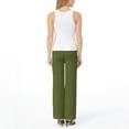 thumbnail image 6 of Nestiefly Cotton Linen Pants Women 2026 Summer Casual High Waist Straight Leg Trousers Lightweight Loose Pant with Pockets Army Green XL, 6 of 7