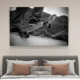 thumbnail image 4 of Skateboarding Canvas Poster Bedroom Decor Sports Landscape Office Room Decor Gift,Frame-style,08x12inch(20x30cm), 4 of 8