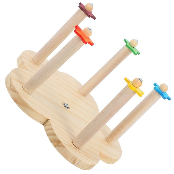 YUYUETIME Bird Rotating Perch Parrot Wheel 1Pack 7.9In