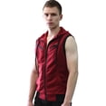 thumbnail image 2 of Chaleco Con CapucAjustado ChaqueSin Mangas Con Cordón CremalleCon Bolsillos PaHombres Borgo48, 2 of 7