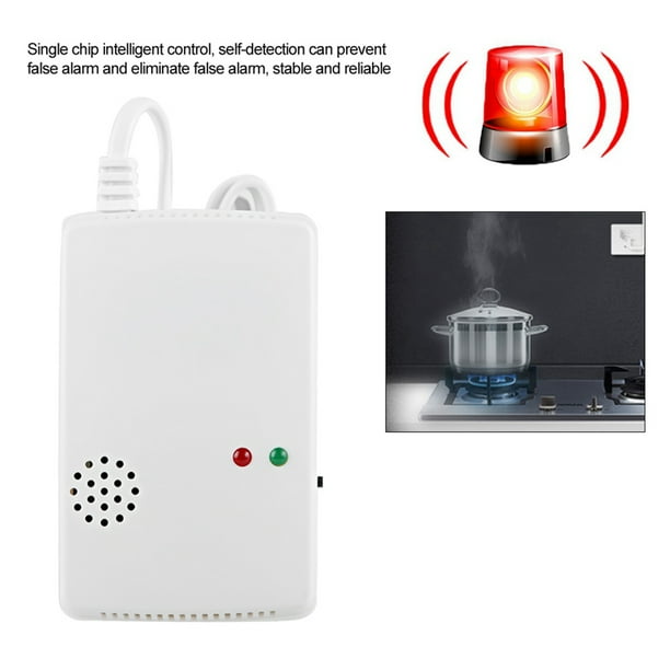 Detector De Gas Natural, Detector De Gas, Práctico Gas Natural Inteligente Seguridad En El Hogar Gas Licuado De Petróleo Para Gas