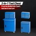 thumbnail image 4 of Seizeen 2-IN-1 Tool Box, 5-Drawer Rolling Tool Chest on Wheels, Garage Tool Cabinet Organizer with Detachable Tool Box, Multifunctional Steel Storage Box for Hair Salon Repair Shop Studio, 4 of 7