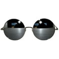 thumbnail image 2 of Round Sunglasses - (56mm) Silver Frame / Silver Mirror Lens, 2 of 8