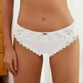 thumbnail image 4 of yunLCZ Women Seamless Hipster Underwear New Fashion Lace Lingerie Underwear Lace Pants Lace Low Waist Underwear Stretch Cool Underwear for Women, 4 of 4