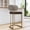 Brown, variant on Summit Living Counter Height Bar Stool with Back Set of 2, 24.8" Modern PU Upholstered Bar Chair with Metal Frame, Gray