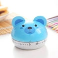 thumbnail image 2 of Reheyre Cartoon Bear Kitchen Timer Countdown Mechanical Alarm Clock Baking Tool, 2 of 6