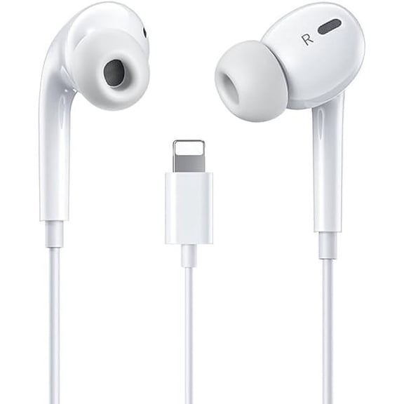 ZLC Wired Headphones for iPhone.Earbuds Built-in Microphone & Volume Control. Earphones Compatible with iPhone 14/13/12/11/XR/XS/X/8/7/SE/Pro/Pro Max
