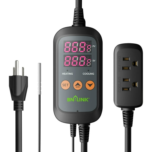 Salida de termostato con controlador de temperatura BN-LINK Digital