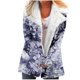 thumbnail image 2 of Puntoco Abrigo Mujer Invierno Cálido Compuesto Felpa Botón Solapas Chaqueta Outwear Abrigo Liquidación Puntoco Puntoco-1, 2 of 6