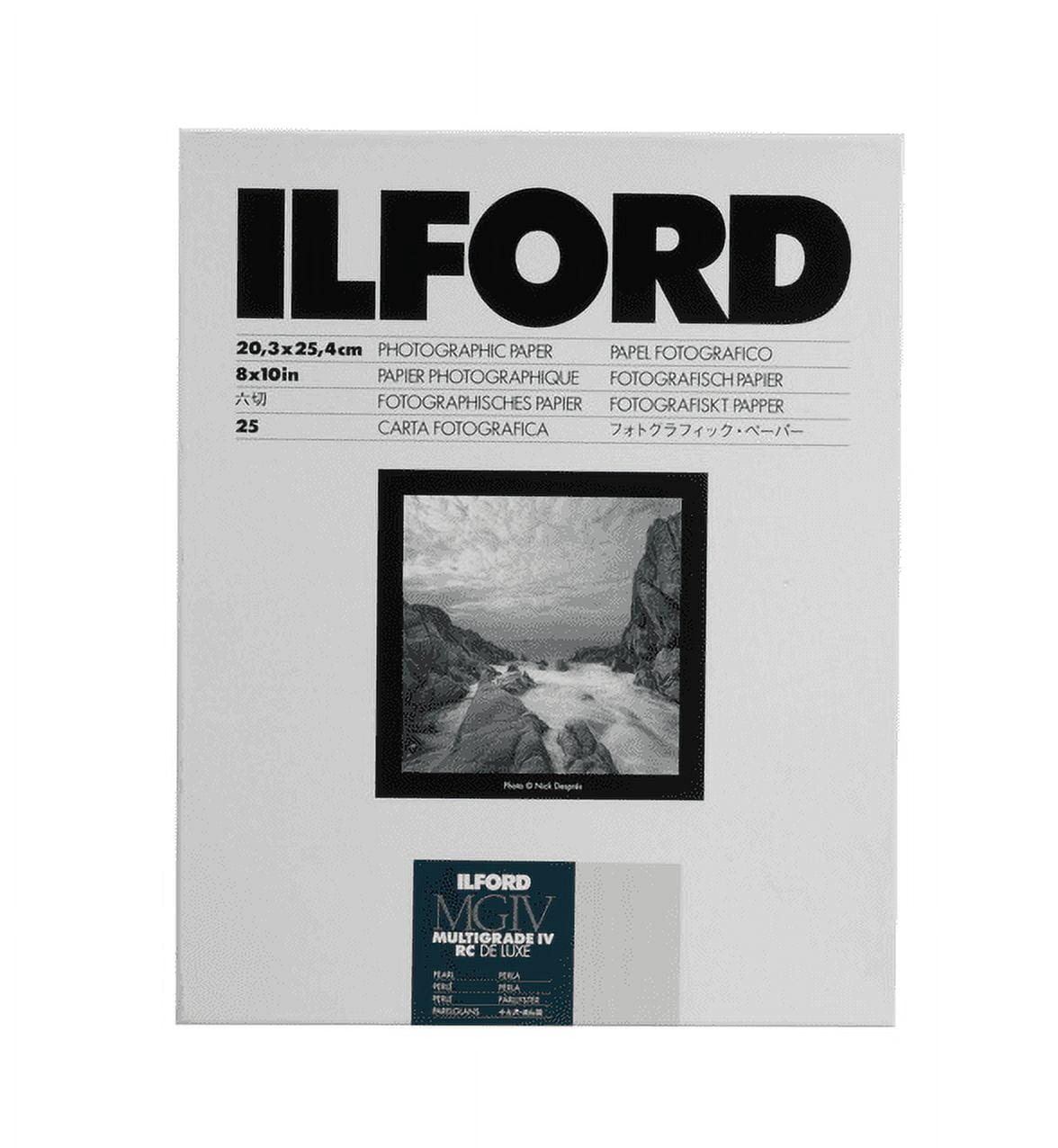 ILFORD　フォトグラフィックペーパー ILFORD Multigrade IV Resin Coated RC Deluxe 8