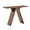 Walnut, variant on NYEESS 43.4 Inch Narrow Console Table, Wood Grain Entryway Sofa Table with V-Shaped Base for Hallway, Living Room, Behind Couch