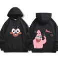 thumbnail image 4 of Animation Spongebob Squarepants Cartoon Polyester Sweater for Autumn and Winter Thin or Fleeced Long-Sleeved Hooded Sweatshirt, 4 of 5