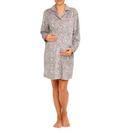 Dream Cafe Maternity Fleece Sleep Shirt