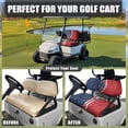 thumbnail image 4 of Uorisanigo Golf Cart Seat Covers Breathable Split American Flag Bald Eagle Backres Front Seat Cover 2 Packs Set Universal Fit Club Car, Car Decor Accessories, 4 of 7