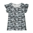 thumbnail image 3 of Cute Summer Shirts with Ruffle Sleeves for Girls 3-15 Years, 3 of 8