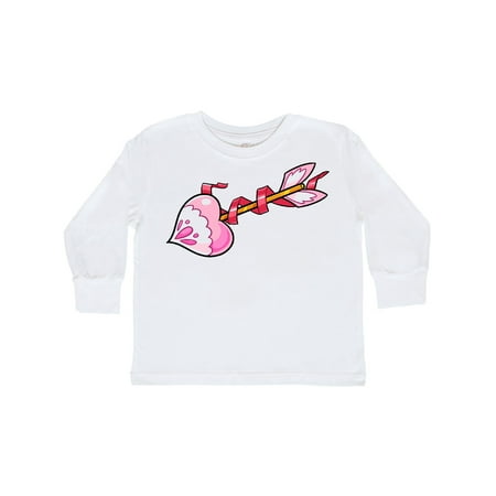 

Inktastic Pink Heart Arrow Gift Toddler Boy or Toddler Girl Long Sleeve T-Shirt