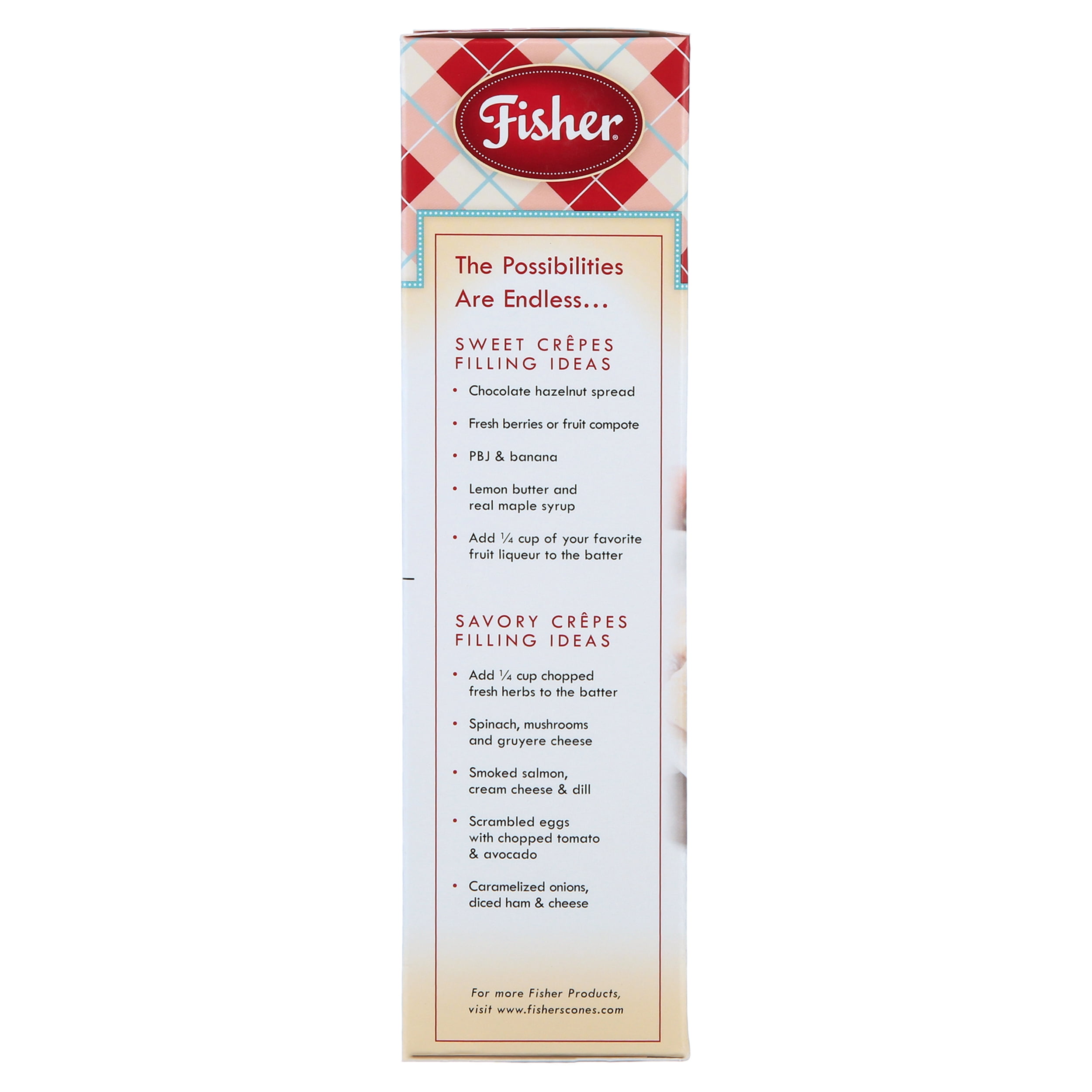 (3 pack) Fisher Classic Crepe Baking Mix, 14 oz Box