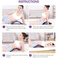 thumbnail image 3 of Back Stretcher for Pain Relief, Spine Deck Back Stretcher for Lower Back Lumbar Relief, Multi-Level Back Massage Stretcher Device. Back Support for Office Desk Chair(Purple), 3 of 6