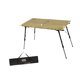 thumbnail image 5 of Mesa de campamento con bolsa de almacenamiento muebles de campamento compacta mesa plegable resistente Marrón claro, 5 of 8