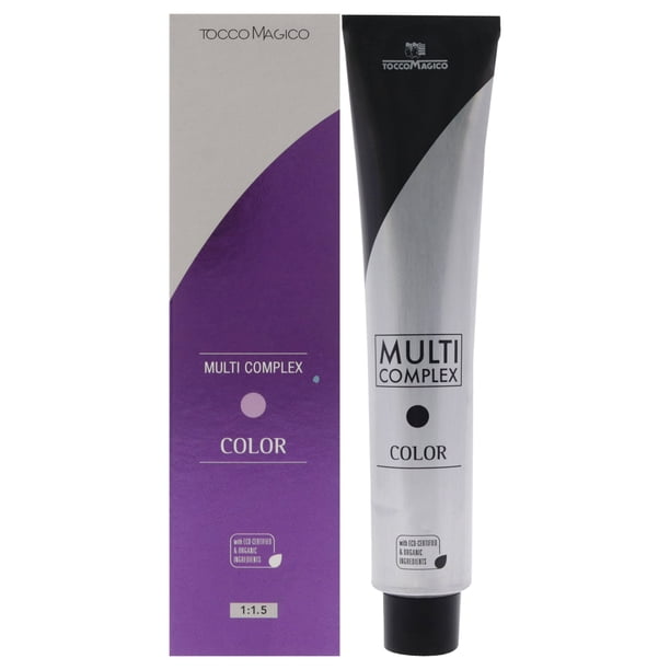 Tocco Magico Color de pelo Tinte Permanente Multi Complejo - 7.66 Rubio Rojo Intenso 3.38 oz Tocco Magico Color de pelo 3.38 oz