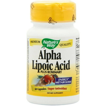 Nature's Way Antioxydants Acide alpha-lipoïque, 60 CT