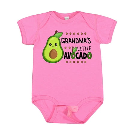 

Inktastic Grandma s Little Avocado with Cute Baby Avocado Boys or Girls Baby Bodysuit