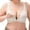 White, variant on MEICHEN High Support Front Closure No Underwire Bras for Women Adjustable Strap Full Coverage Jelly Bras Comfortable Seamless Underwear