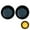 2x Amber, variant on 2" Round Smoked Lens 2x Amber 13 LED Light Side Marker Clearance Reflector Rubber Grommet + Removable 2 Wire Pigtail Plug Waterproof Trailers RV's Trucks Off Road Dump Truck 12V
