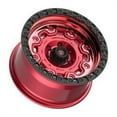thumbnail image 2 of 18x9 Fittipaldi Offroad FT100RTB Mach Red Tint W/ Black Ring Wheel 6x135 (18mm), 2 of 4