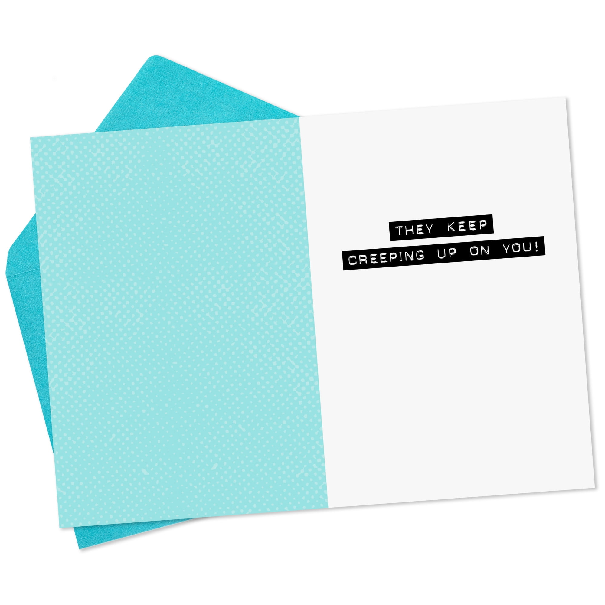 Hallmark Shoebox Funny Birthday Card (They Creep Up On You)