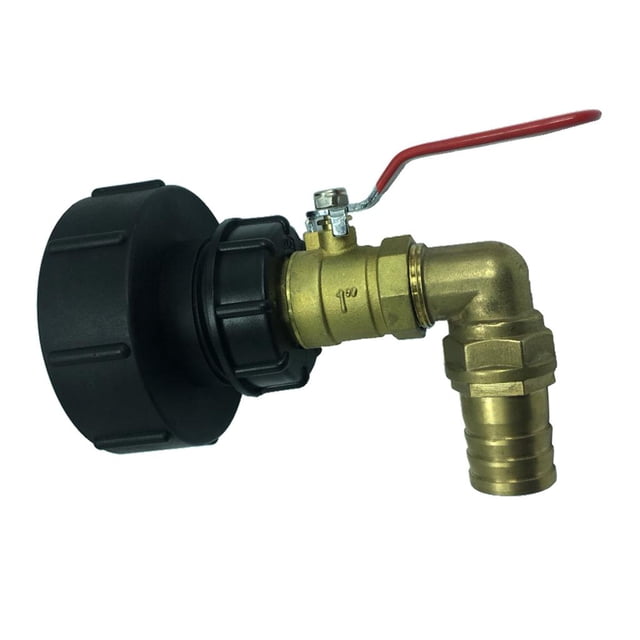 1000L IBC (100 mm) de agua Adaptador de rdín Herramienta de montaje para cajero automático, Caja, Soporte, , 32 mm Soledad Adaptador de tanque de agua IBC 1000L