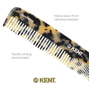 Kent 9T Fine Tooth and Wide Tooth Comb Detangler Hair Combs - Large Handmade and Saw-Cut Dressing Comb - Wet Hair Comb for Women and Durable Grooming Comb for Men Made in England