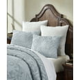 thumbnail image 5 of Better Trends 3 Piece Queen Bedspread Set 100% Cotton Tufted Floral Vineyard Pattern Soft & Luxurious Feel, Machine Washable (Blue) Rylee Collection, 5 of 8