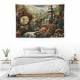 thumbnail image 4 of FANNA Flowers Trees Stream Tapestry Wall Hanging 60x40in Soft Lightweight Decoration for Indoor or Outdoor Use 60x40in, 4 of 7