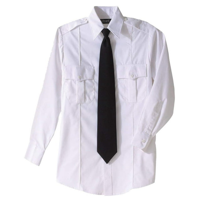 Ed Garments Short Sleeve Durable Security Shirt, WHITE, XXX-Large 37