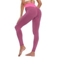 thumbnail image 2 of KingShop Womens High Waist Textured Yoga Pants Tummy Control Ruched Butt Lifting Stretchy Anti Cellulite Workout Leggings Booty Scrunch Tights, 2 of 5