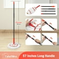 thumbnail image 3 of TidyBliss Self Wringing Twist Mop for Floor Cleaning (Orange), 3 of 9