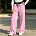 thumbnail image 6 of NAISIBABY Girls Sweatpants Size 12,High Waist with Pockets Casual Comfortable Pants Pink, 6 of 8