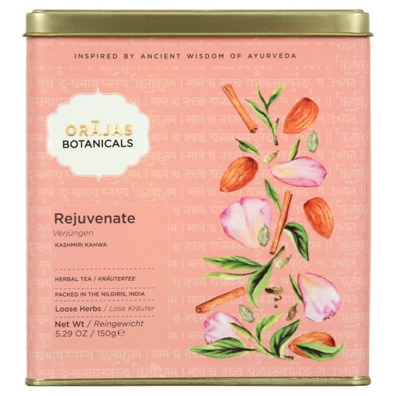 Orajas Kashmiri Kahwa Green Tea | Premium Loose Leaf Blend with Saffron, Cardamom & Cinnamon | Rich in Antioxidants, Supports Digestion & Immunity