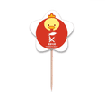thumbnail image 1 of Classification Waste Harmful Waste Chicken Toothpick Flags Star Lable Cupcake Picks, 1 of 3