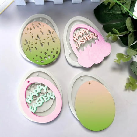 

YFMALL Adorable Easter Egg Shape Cake Mold Elastic Heat-resistant Silicone Chocolate Mold for Home