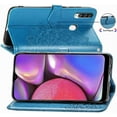 thumbnail image 4 of Samsung Galaxy A20S Case Leather Wallet Flip Magnetic Closure Case Samsung Galaxy A20S Phone Case with Card Slots Protective Cover Case for Samsung Galaxy A20S. SD Mandala - Blue, 4 of 11