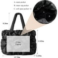 thumbnail image 4 of LinYooLi Quilted Tote Bag, Trendy Soft Puffer Tote Bag for Women Light Winter Down Cotton Padded Shoulder Crossbody Bag, 4 of 6