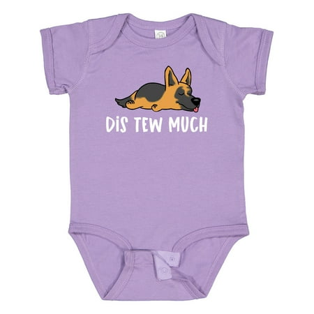

Inktastic Napping Dis Tew Much German Shepherd Gift Baby Boy or Baby Girl Bodysuit