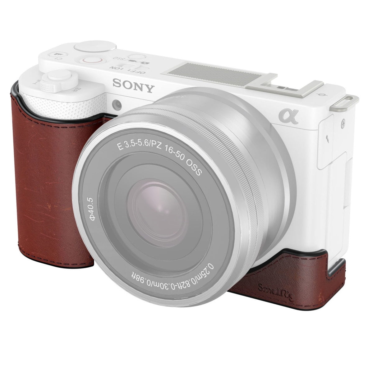 SmallRig 3527 Leather Half Case for Sony ZV-E10