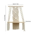 thumbnail image 2 of RZVNMKO 12.59” x 19.68” Bohemian Floating Shelf, 2 of 11