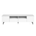 thumbnail image 4 of Yardi Yard High Glossy Gaming TV Media Center for 70/75/80 Inch TV, LED TV Stand Console in White, 4 of 12