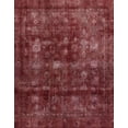 thumbnail image 1 of Ahgly Company Machine Washable Indoor Rectangle Abstract Red Wine or Wine Red Area Rugs, 8' x 12', 1 of 7